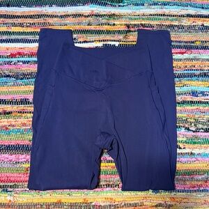 halara light navy 7/8 leggings size small
